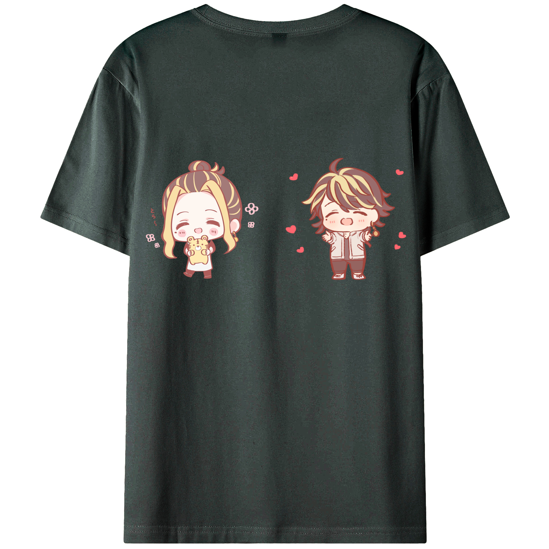 （画像用） 東京リベンジャーズ Tokyo Revengers 綿100％ メンズ半袖Tシャツ（バックプリント） 通気性
